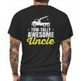 Tow Truck Driver Uncle Towing Car Pun Pickup Wrecker Gift Mens Back Print T-shirt