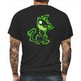 Toxic Kitty Mens Back Print T-shirt