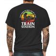 Take Him To The Train Station Funny Dutton Yellowstone Mens Back Print T-shirt