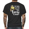 The Trees Can Not Be Harmed When The Lorax Is Armed Mens Back Print T-shirt