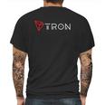 Tron Trx Coin Mens Back Print T-shirt