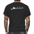 Truck Driver Teamster Trucker Mens Back Print T-shirt