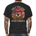 Trump Bear 45 47 Maga 2024 Only You Can Prevent Communism Mens Back Print T-shirt