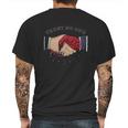 Trust No One American Traditional Tattoo Handshake Mens Back Print T-shirt