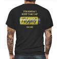 Twisted Tea You Know I Keep That Thang On Me Mens Back Print T-shirt