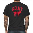 Ugp Campus Apparel Goat Greatest Of All Time New England Football Mens Back Print T-shirt