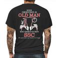 Never Underestimate An Old Man Who Graduated From Shippensburg State College Mens Back Print T-shirt