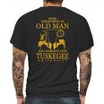 Never Underestimate An Old Man Who Graduated From Tuskegee University Mens Back Print T-shirt