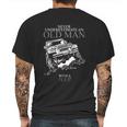 Never Underestimate An Old Man Jeep T-Shirts Mens Back Print T-shirt