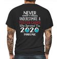 Never Underestimate Who Survived The Pandemic Foster Carer Mens Back Print T-shirt