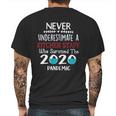 Never Underestimate Who Survived The Pandemic Kitchen Staff Mens Back Print T-shirt