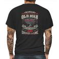 Never Underestimate Veteran Gmc Mens Back Print T-shirt