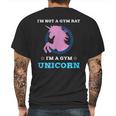 Unicorn Gym Workout Fun Fitness By Zany Brainy Mens Back Print T-shirt