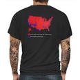 United States Of America Dumbfuckistan Mens Back Print T-shirt