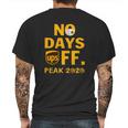 Ups No Day Off Peak 2020 Coronavirus Shirt Mens Back Print T-shirt