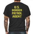 Us Border Patrol Agent Halloween Mens Back Print T-shirt