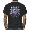 Us Coast Guard Original Cool Uscg Logo Mens Back Print T-shirt