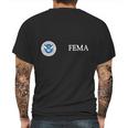 Us Homeland Security Fema Mens Back Print T-shirt