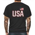 Usa National Mens Back Print T-shirt