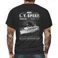 Uss L Y Spear As 36 She Will Live Forever In Our Heart Mens Back Print T-shirt