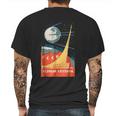 Ussr Vintage Communist Ussr Space Mens Back Print T-shirt