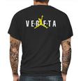 Vegeta Dunking Mens Back Print T-shirt