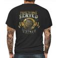 Vietnam Proud To Have Served Mens Back Print T-shirt