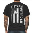 Vietnam Veteran 2022 Black White Great Flag Mens Back Print T-shirt