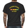 Vietnam Veteran Airforce Award Ribbon Bar Cool Soldier Gift Pullover Hoodie Mens Back Print T-shirt