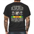 Vietnam Veteran In Memory The War Vietnam Mens Back Print T-shirt