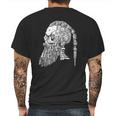 Viking Of Rifles Mens Back Print T-shirt