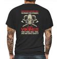 Vikings Thay Will Kill You Mens Back Print T-shirt