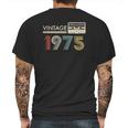 Vintage 1975 Limited Edition Retro Cassette Mens Back Print T-shirt