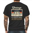 Vintage 1981 Cassette Tape 41 Awesome 41St Birthday Gift Mens Back Print T-shirt