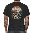 Vintage 1983 Limited Edition 1983 39Th Birthday 39 Years Old Mens Back Print T-shirt