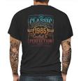 Vintage 1985 Limited Edition Gift 36 Years Old 36Th Birthday Mens Back Print T-shirt