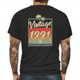 Vintage 1991 31St Birthday Limited Edition 31 Years Old Mens Back Print T-shirt