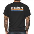 Vintage 70S 80S Style Montrose Co Mens Back Print T-shirt