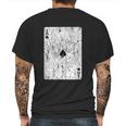 Vintage Ace Of Spades Mens Back Print T-shirt