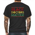 Vintage African Black Medical Doctors Med School Medicine Mens Back Print T-shirt