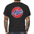 Vintage Atlanta Baseball Sports Logo Mens Back Print T-shirt