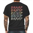 Vintage Braap Quad Biker Mens Back Print T-shirt