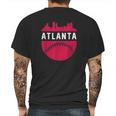 Vintage Downtown Atlanta Georgia Skyline Baseball Mens Back Print T-shirt