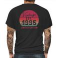 Vintage Est 1995 Limited Edition 27 Years Old 27Th Birthday Mens Back Print T-shirt