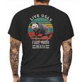 Vintage Live Ugly Fake Your Death Opossum Funny Mens Back Print T-shirt