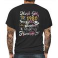 Vintage March 1980 Classic 40Th Birthday Gift 40 Years Old Mens Back Print T-shirt