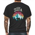 Vintage Mount Shasta Mountains Bear Mens Back Print T-shirt