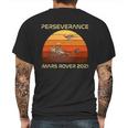 Vintage Retro Perseverance Mars Rover Mens Back Print T-shirt