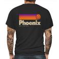 Vintage Retro Phoenix Arizona Basketball Logo Mens Back Print T-shirt