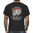 Vintage Rose Apothecary Locally Sourced Rose Lovers Gift Mens Back Print T-shirt